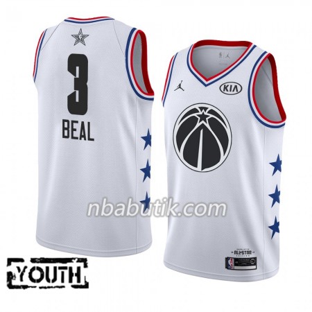 NBA Børn Trøje Washington Wizards Bradley Beal 3 2019 All-Star Jordan Brand Hvid Swingman NBA Børn Trøje Washington Wizards Bradley Beal 3 2019 All-Star Jordan Brand Hvid Swingman